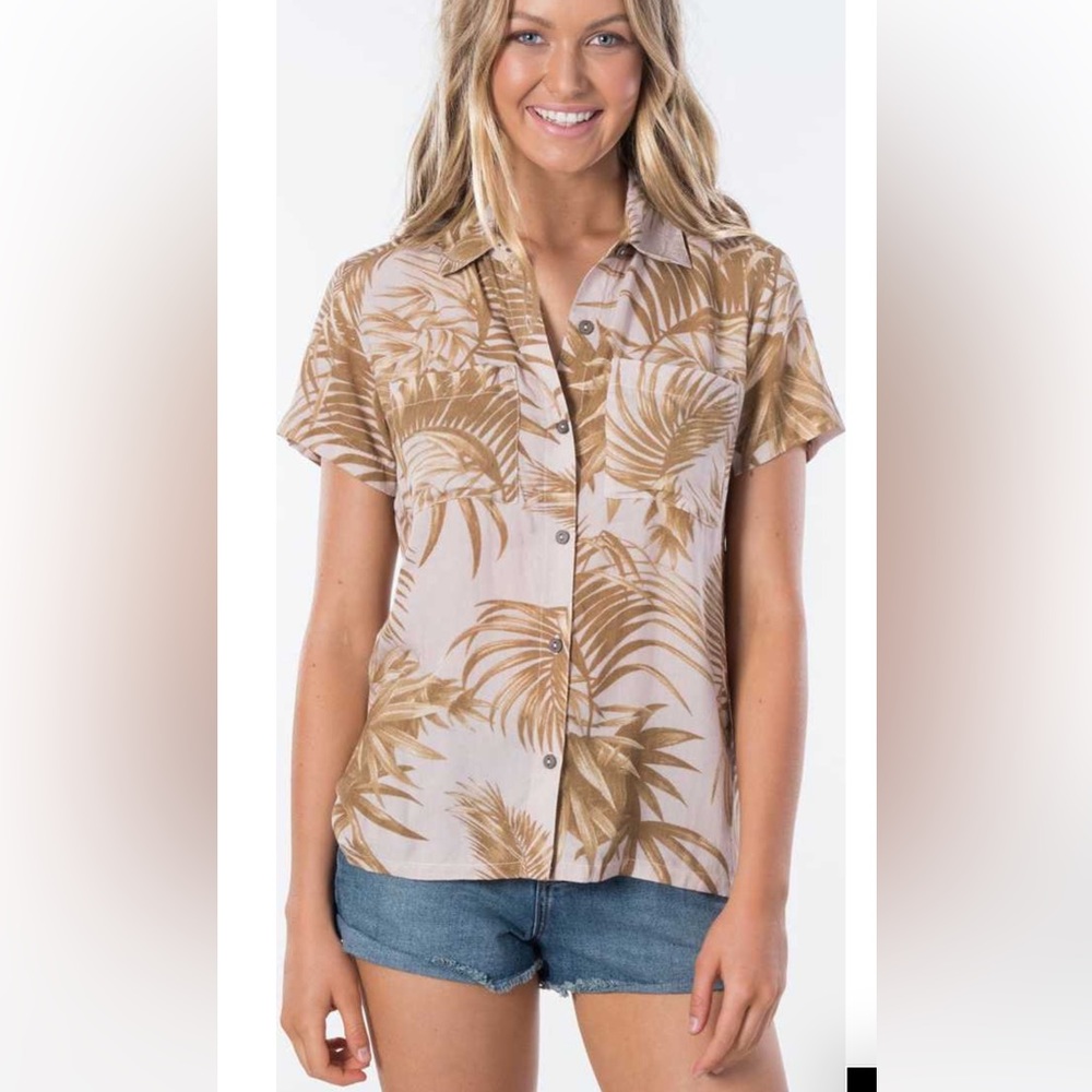 Rip Curl Paradise Cove shirt women XS NWT